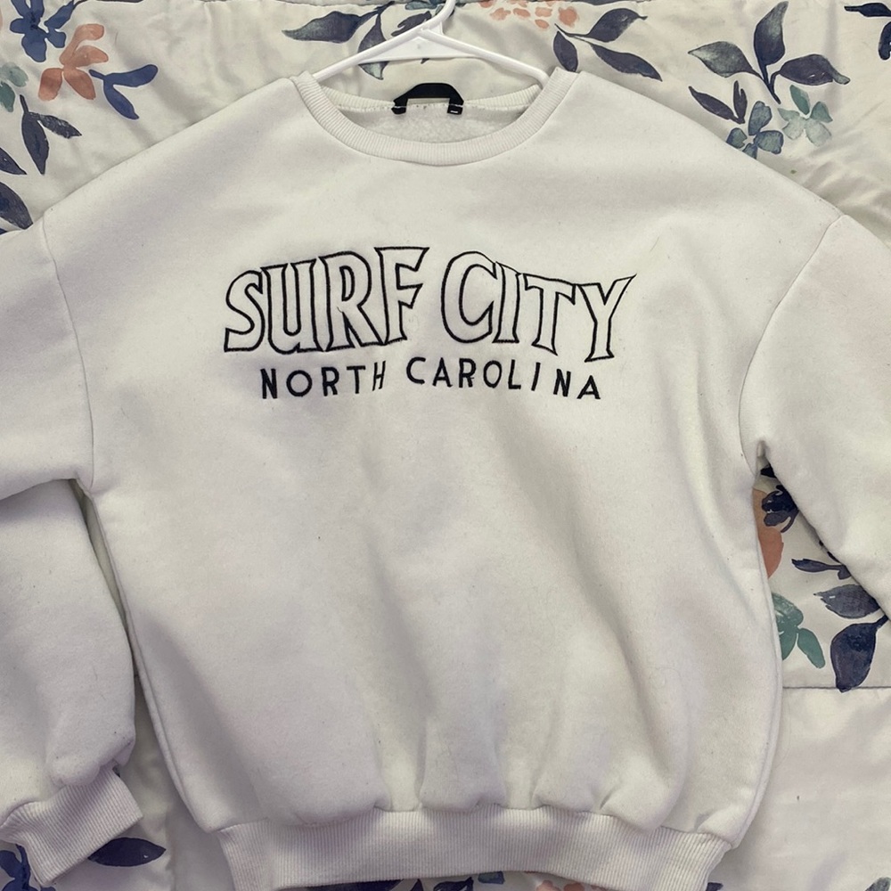 White crew neck